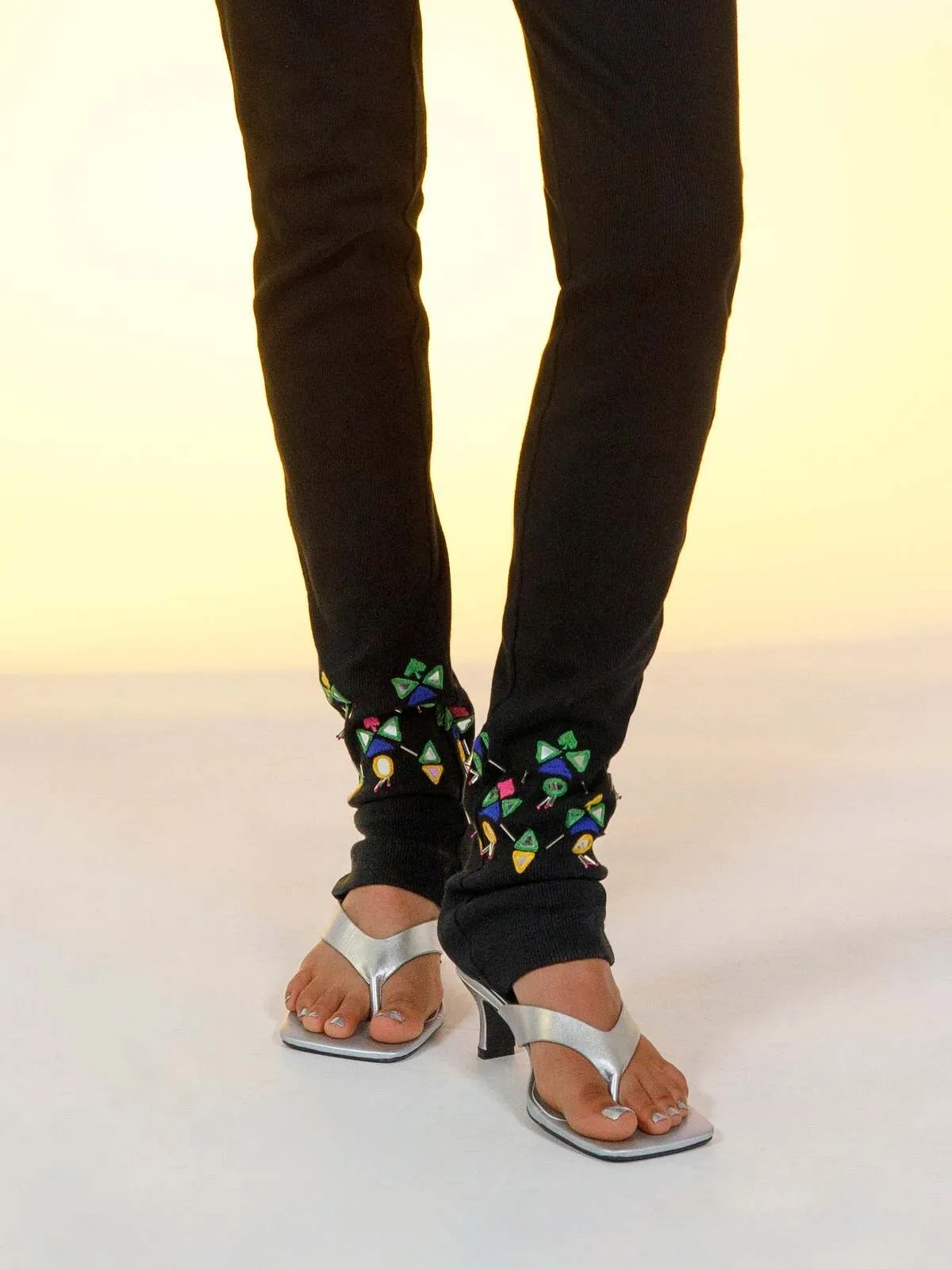 abacaxi Beaded Churi Leggings