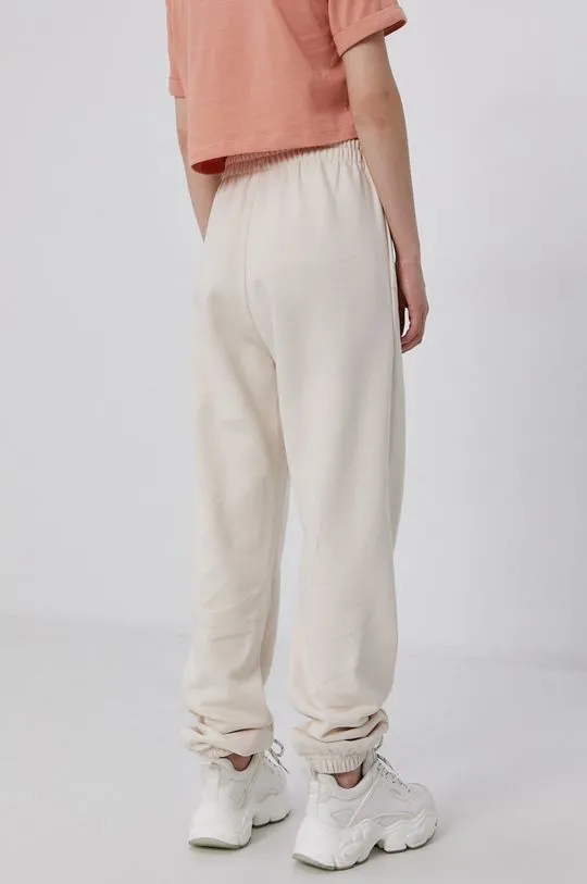 adidas Originals trousers women's beige color