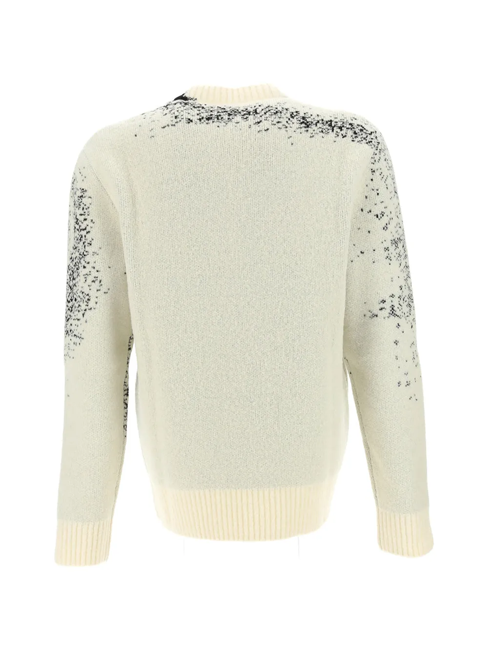 Alexander McQueen Skull Intarsia Crewneck Pullover