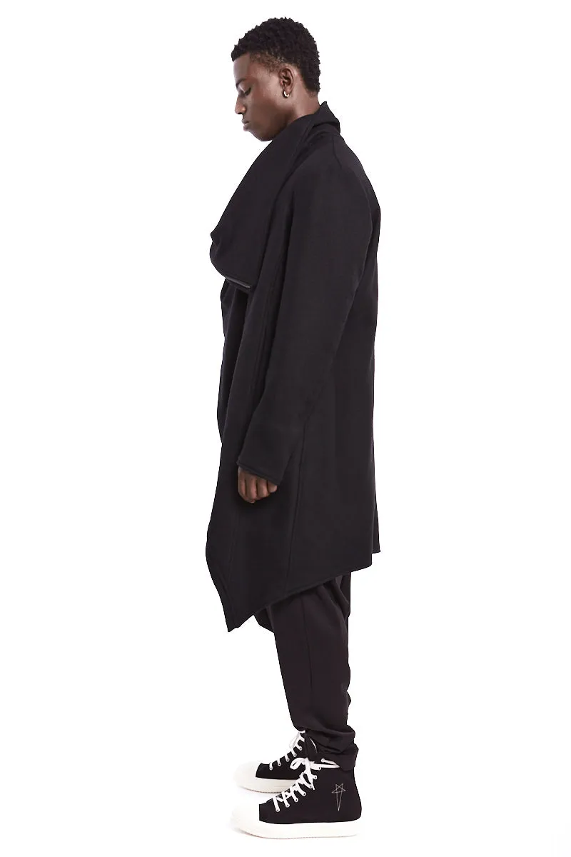 ASYMMETRIC WOOL COAT