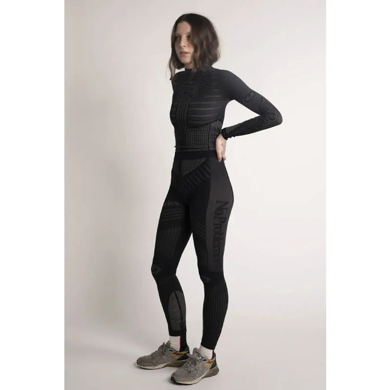 Base Layer Leggings - Black / Greggio