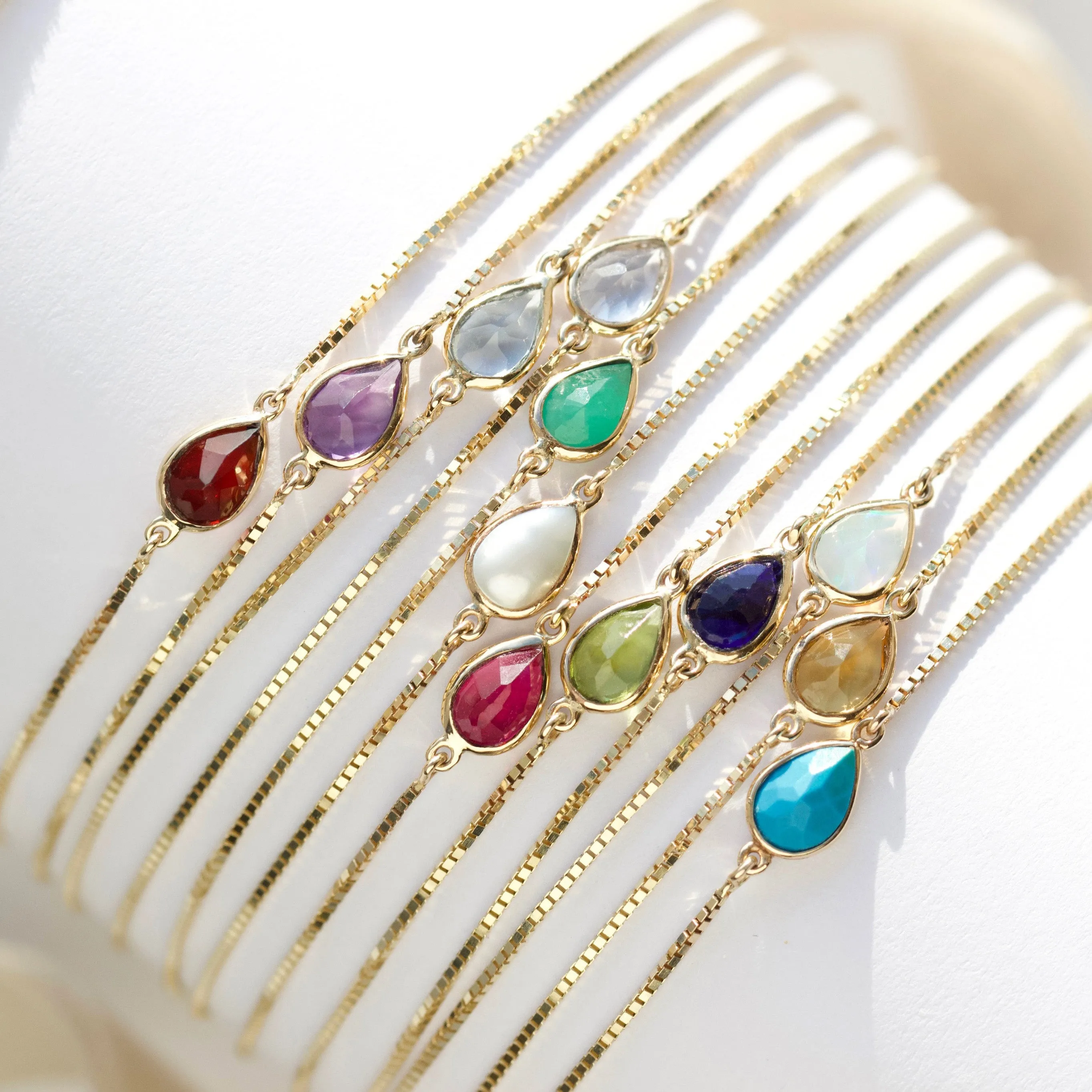 Birthstone Solitaire Bracelet