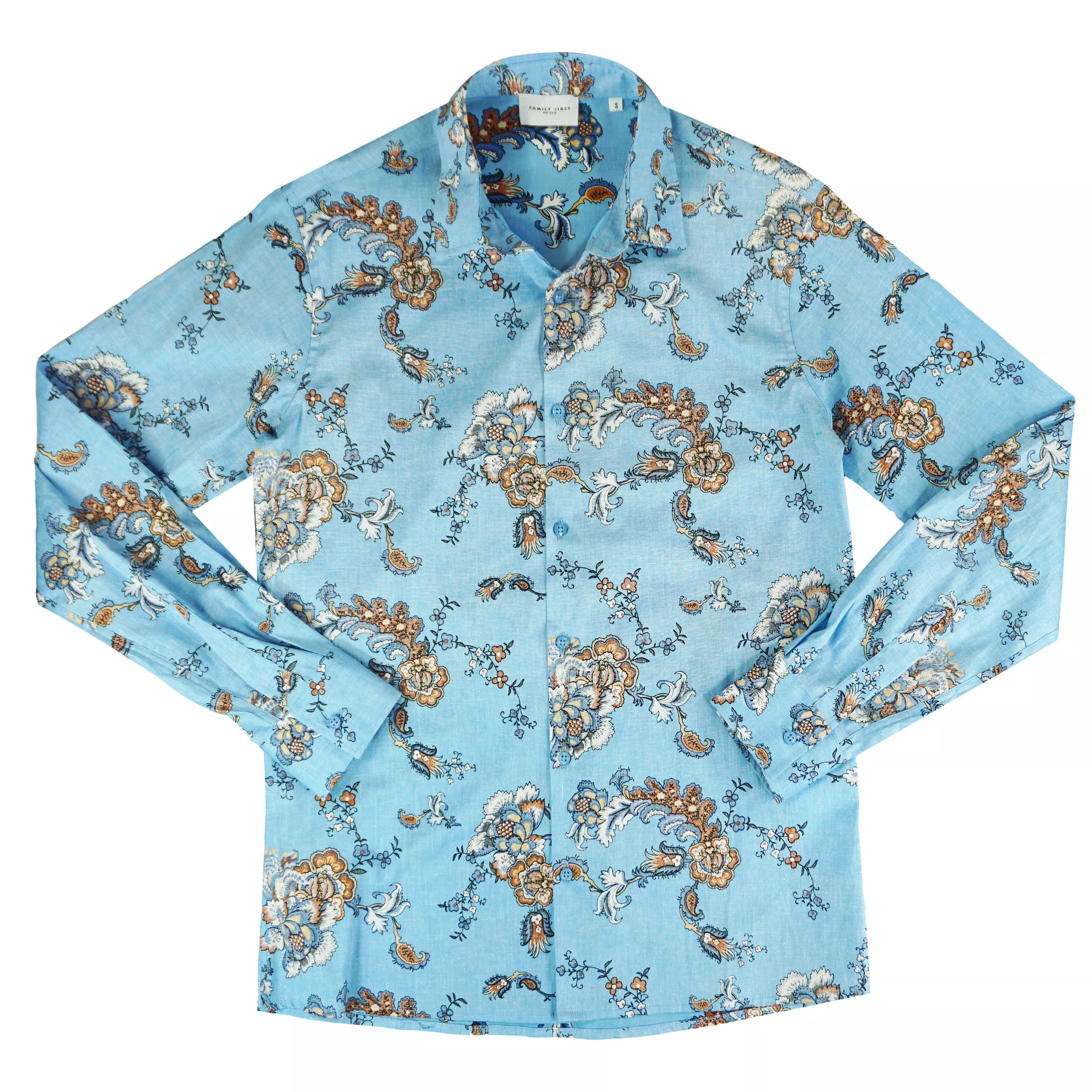 Bloom Button Down Shirt (Blue) /D18