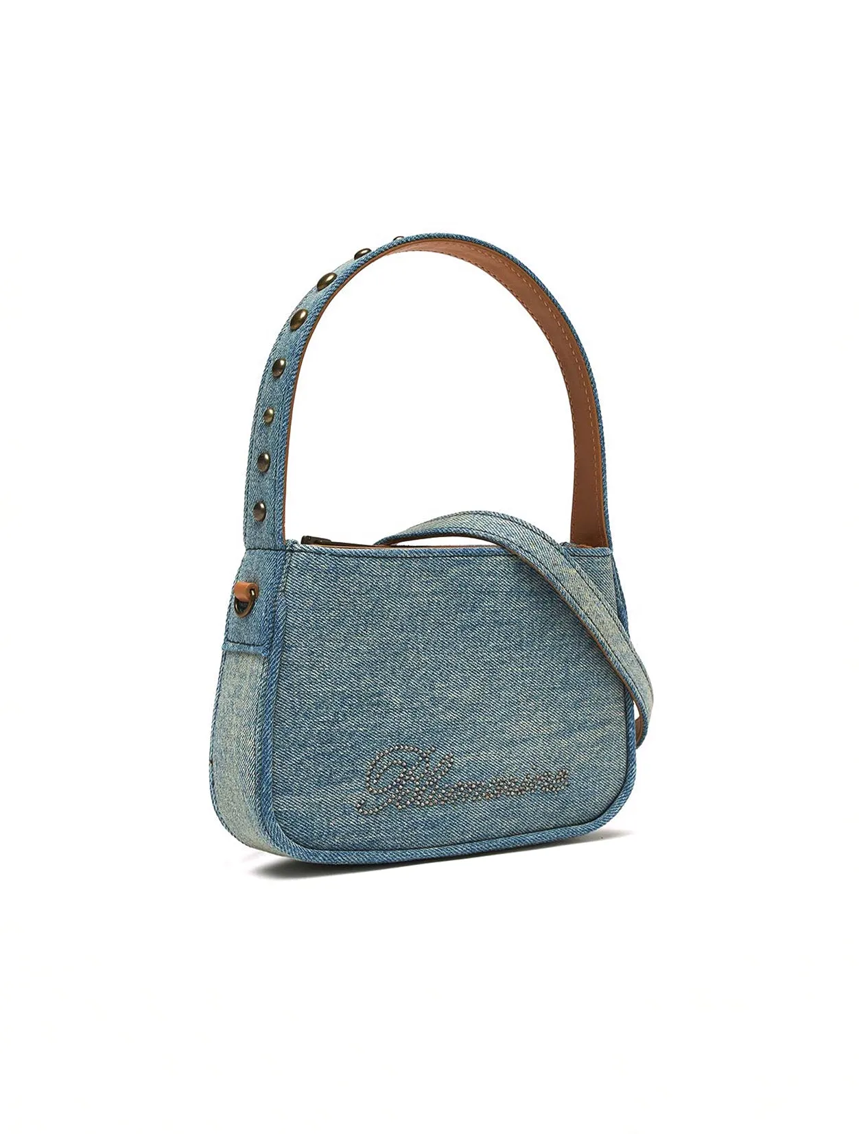 Blumarine Light Denim Crossbody Bag