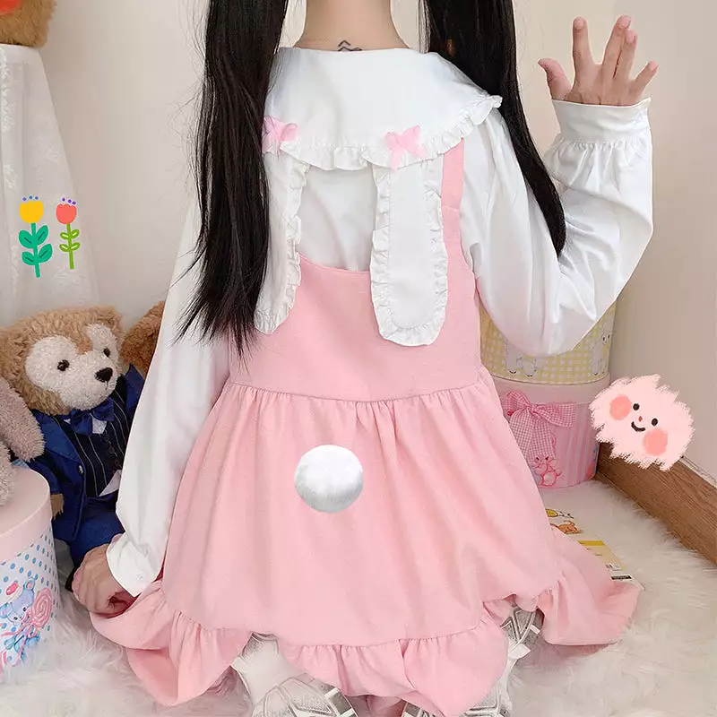 Bunny Shirt + Braces Dress Suit AD12710