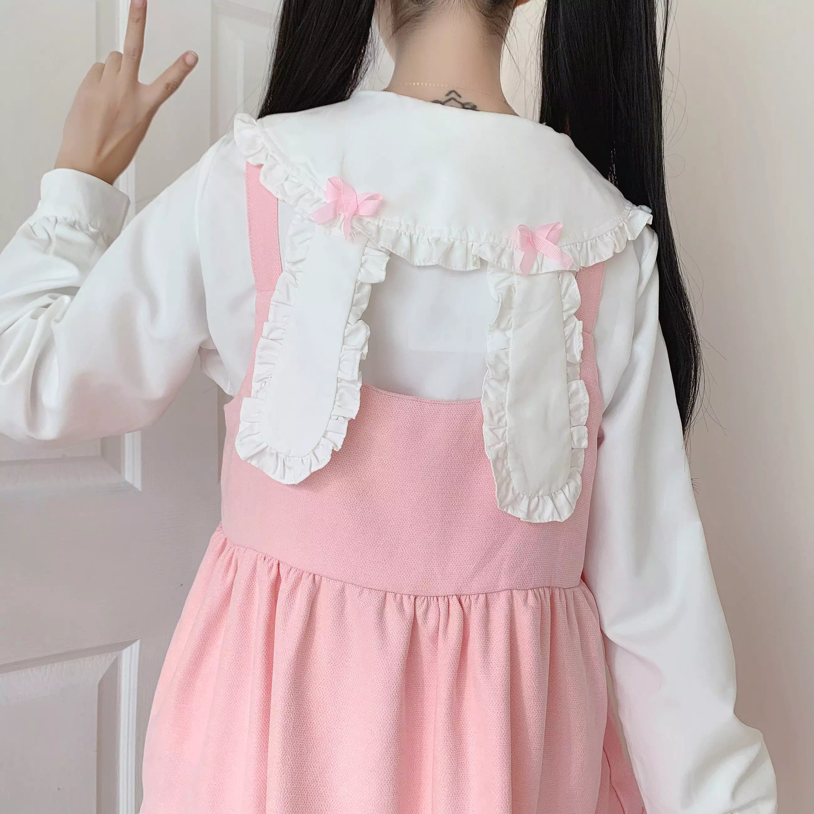 Bunny Shirt + Braces Dress Suit AD12710