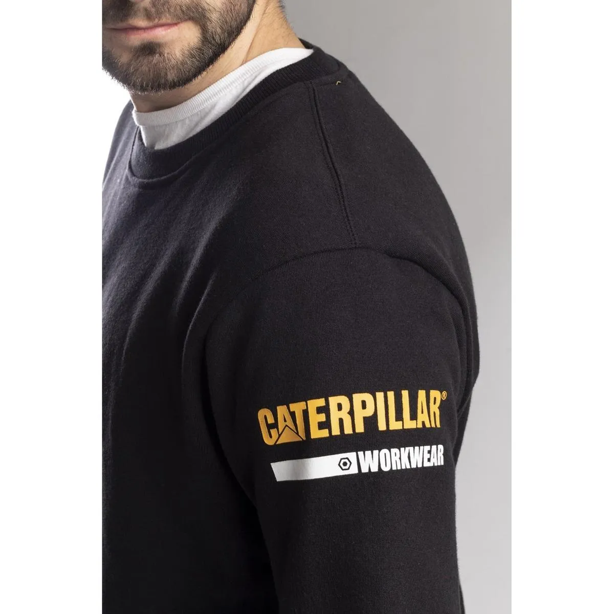 Caterpillar Essentials Crew Neck Sweater Black