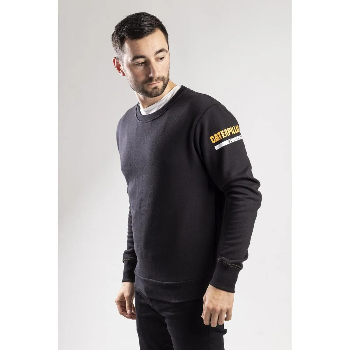 Caterpillar Essentials Crew Neck Sweater Black