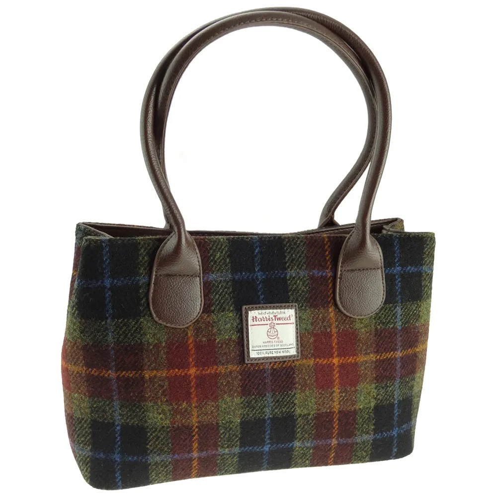 Classic Handbag 'Cassley' with Harris Tweed