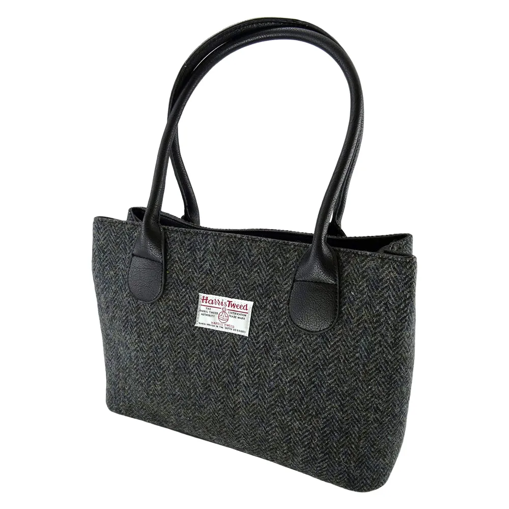 Classic Handbag 'Cassley' with Harris Tweed