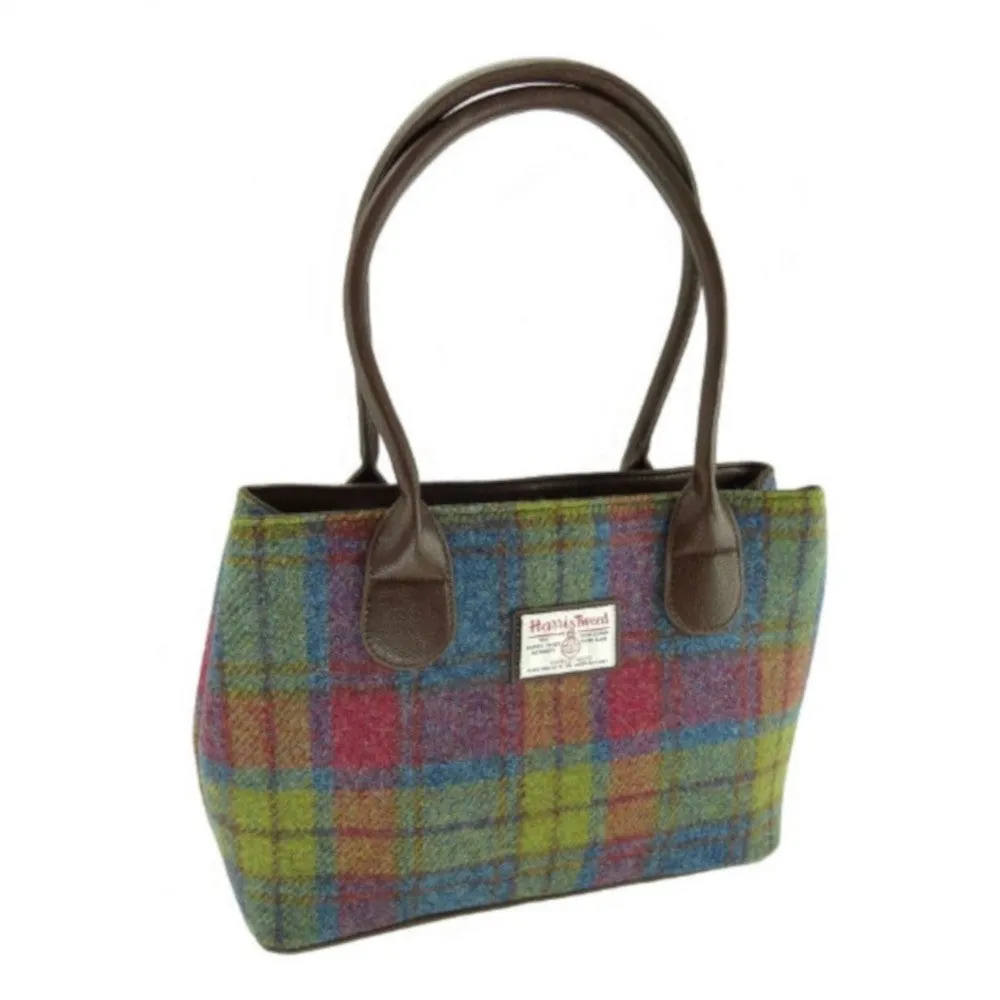 Classic Handbag 'Cassley' with Harris Tweed