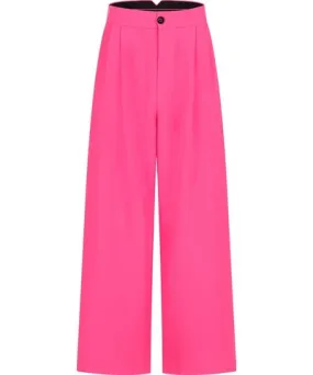 Clothes by Locker Room Women's Pink / Purple Pink Mid-Rise Wide-Leg Pants