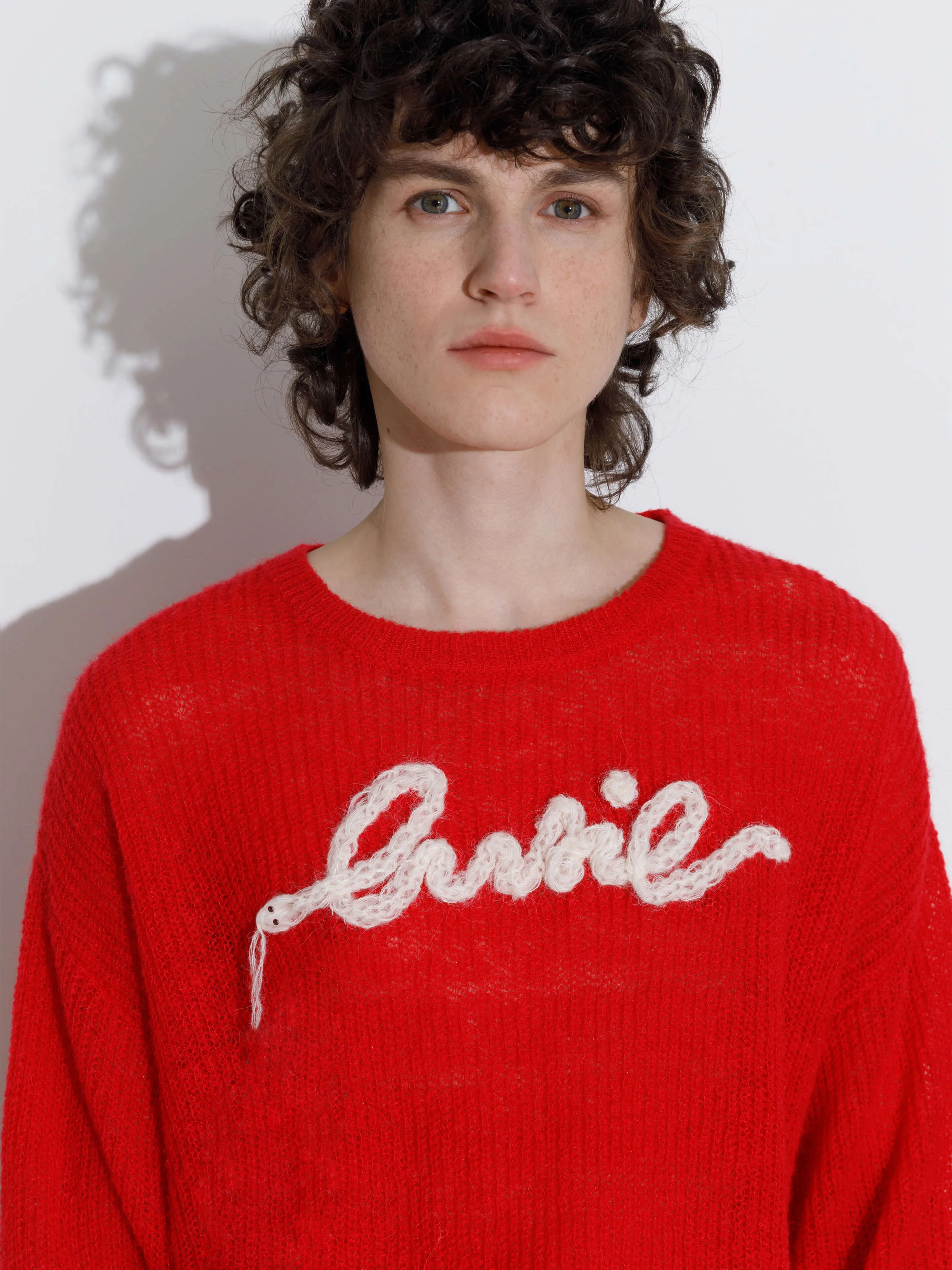 CUBIC Embroidered Crewneck Sweater