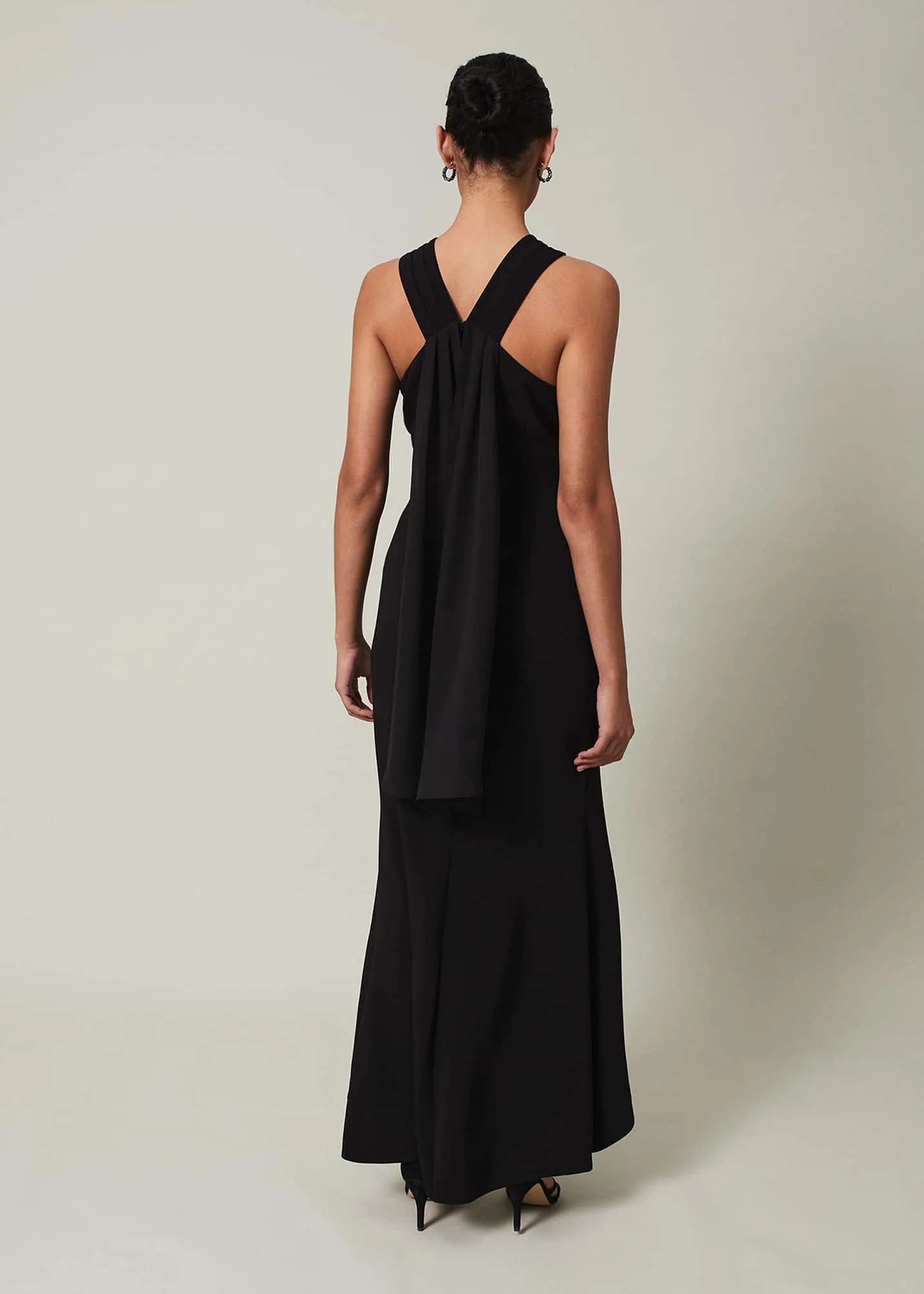 Danica Black Embellished Maxi Dress