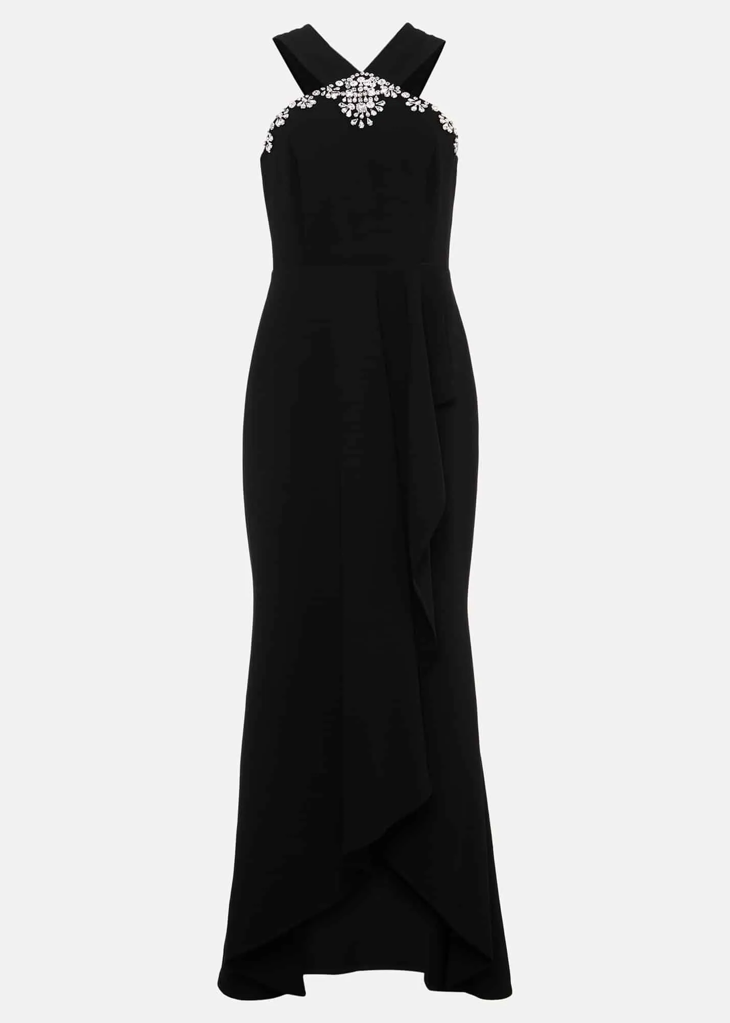 Danica Black Embellished Maxi Dress