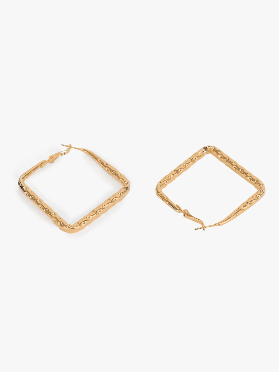 Diamond Distressed Hoops