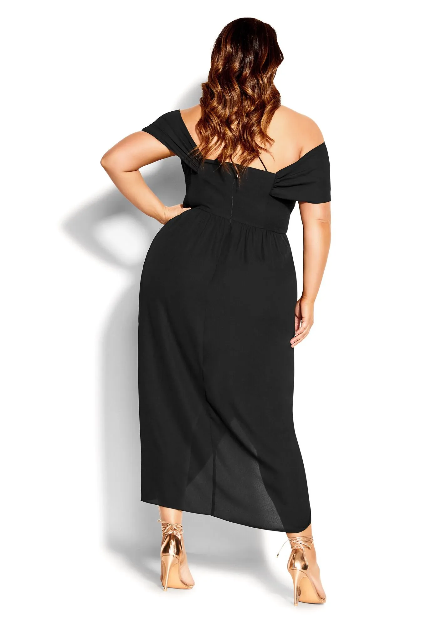 Entwine Maxi Dress - black