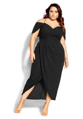 Entwine Maxi Dress - black