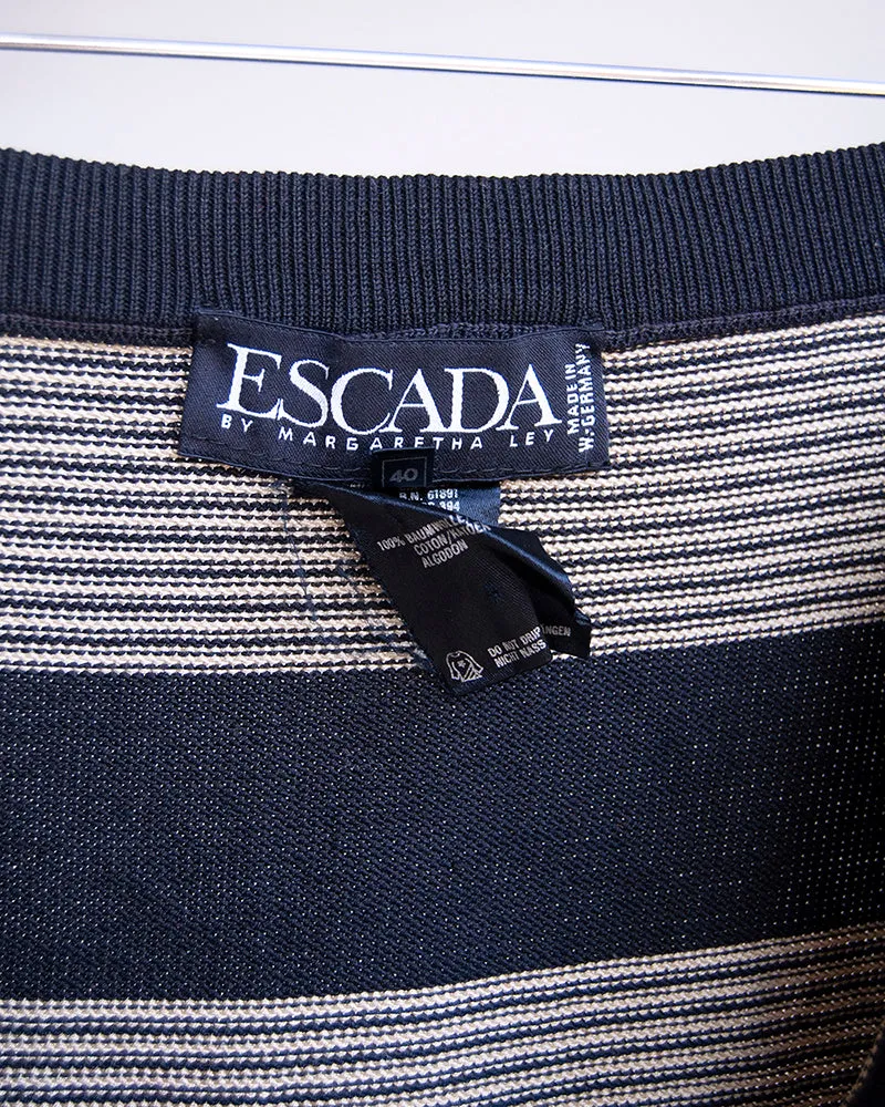 Escada striped knit skirt