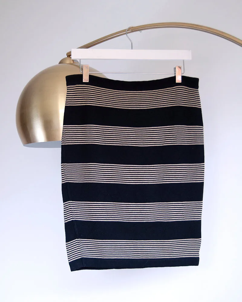 Escada striped knit skirt