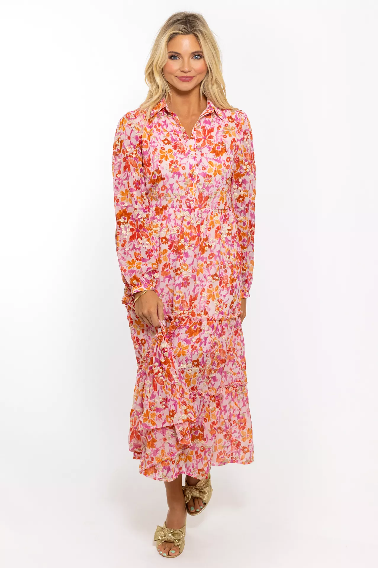 Floral Abstract Maxi Dress