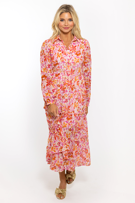 Floral Abstract Maxi Dress