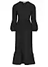 Freemans Black Tiered Maxi Dress