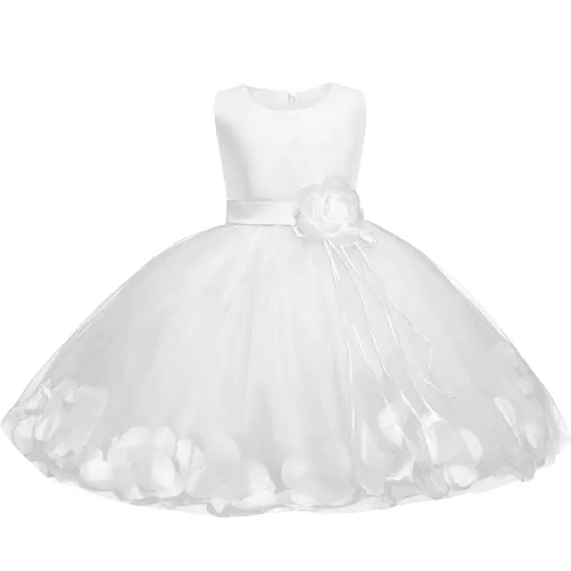 Girls Dress, Floral Baby Girl Baptism Dress