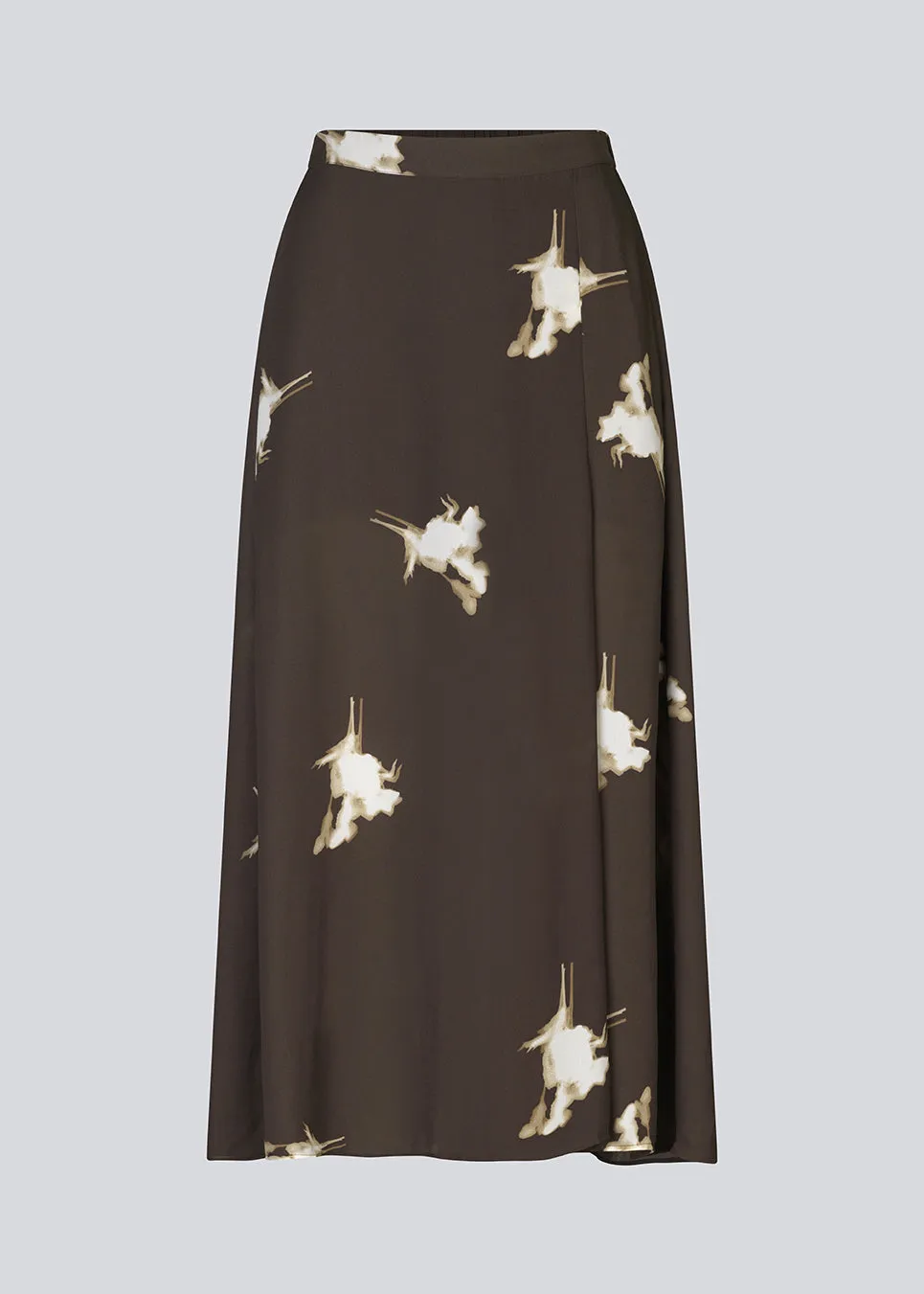 GomoMD print skirt - Chocolate Fleur