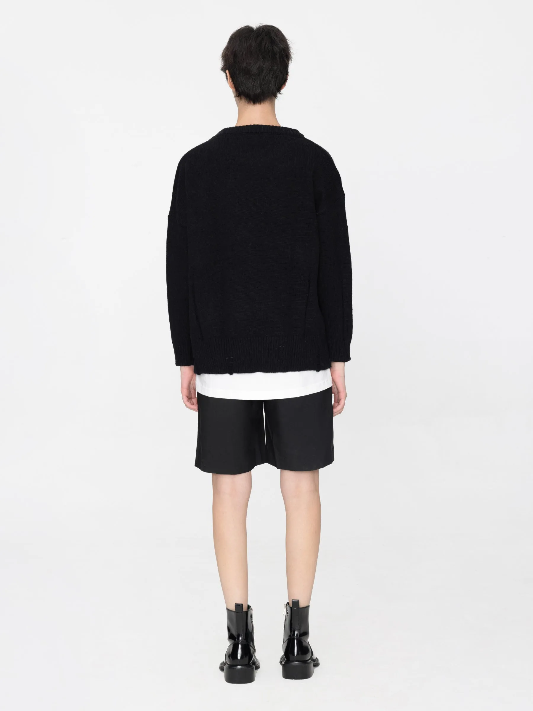 Guitar Jacquard Knit Sweater