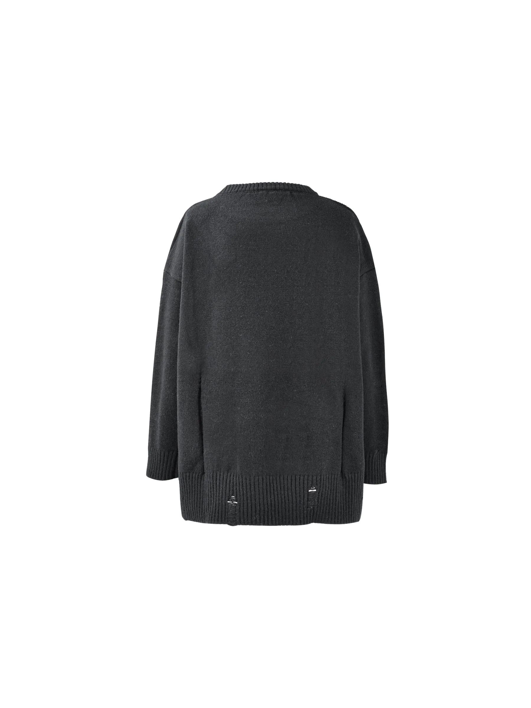 Guitar Jacquard Knit Sweater