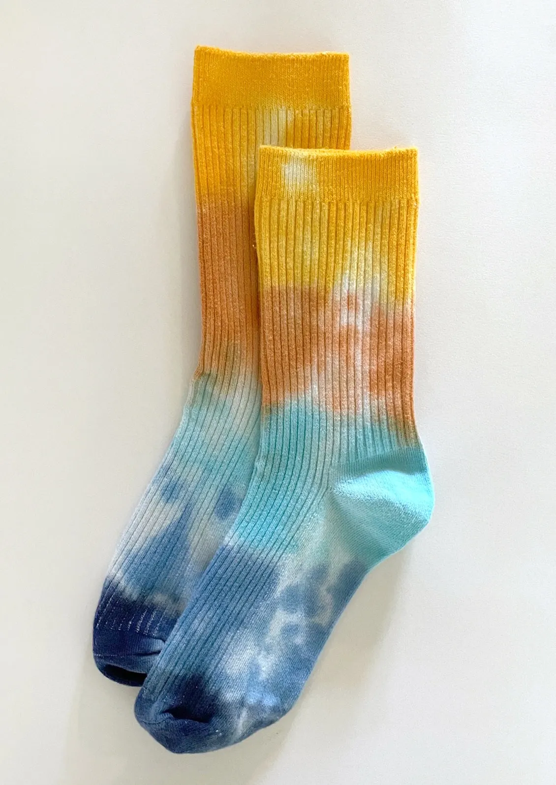 Hand Dyed Cotton Socks