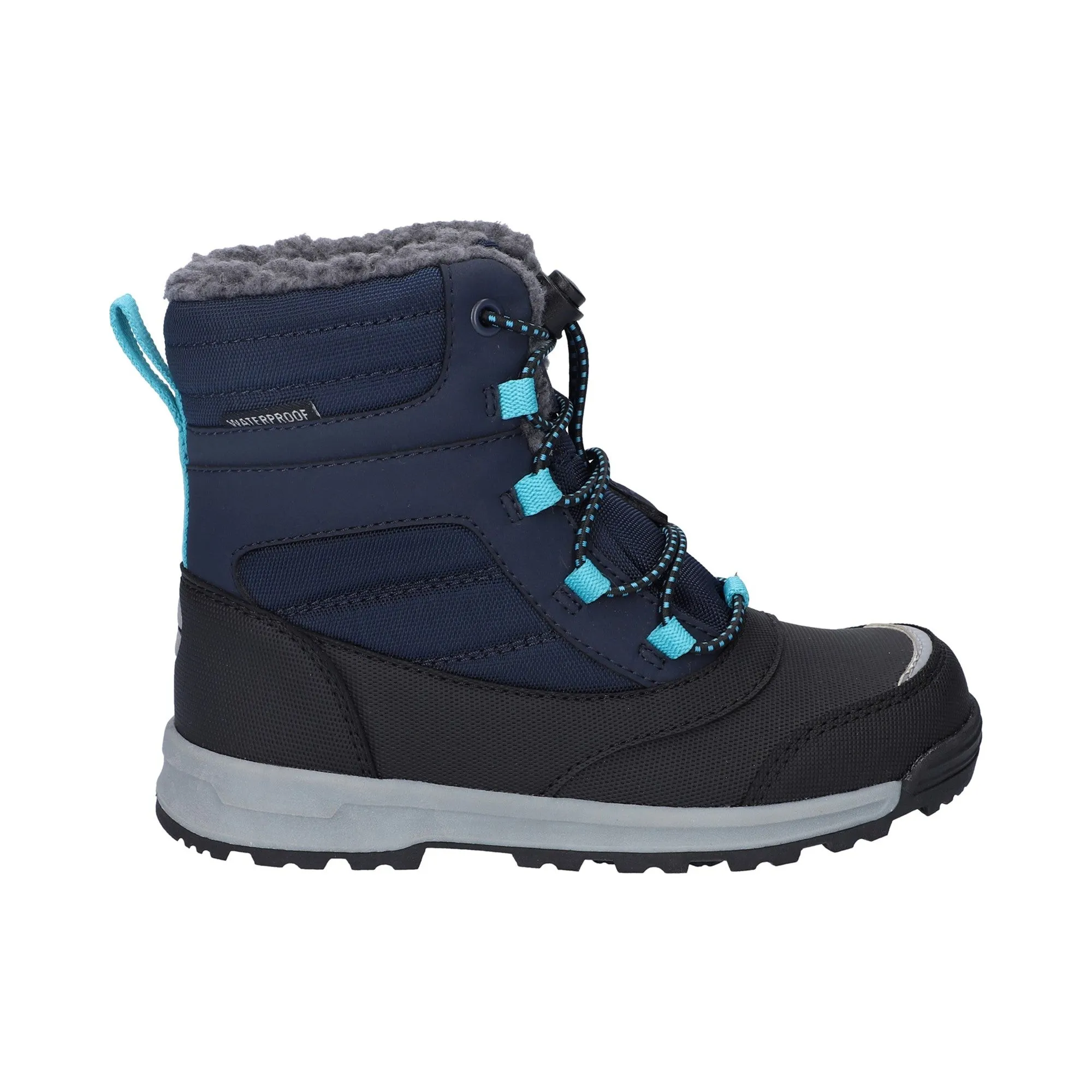 Hi-Tec Leo Kids Boot - Bluenights/Black/Peacock Blue