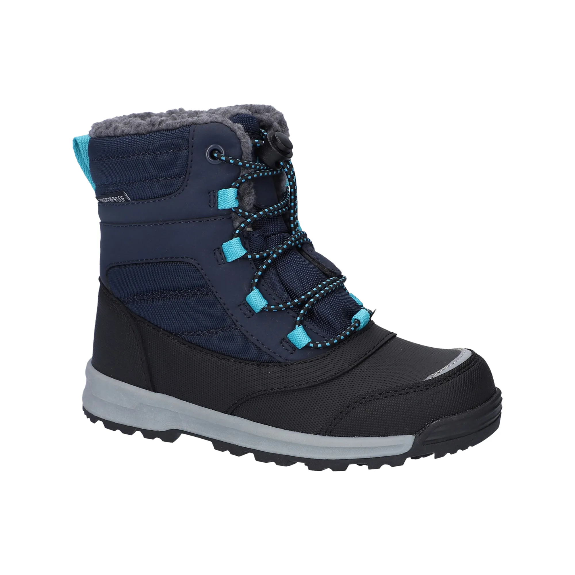 Hi-Tec Leo Kids Boot - Bluenights/Black/Peacock Blue