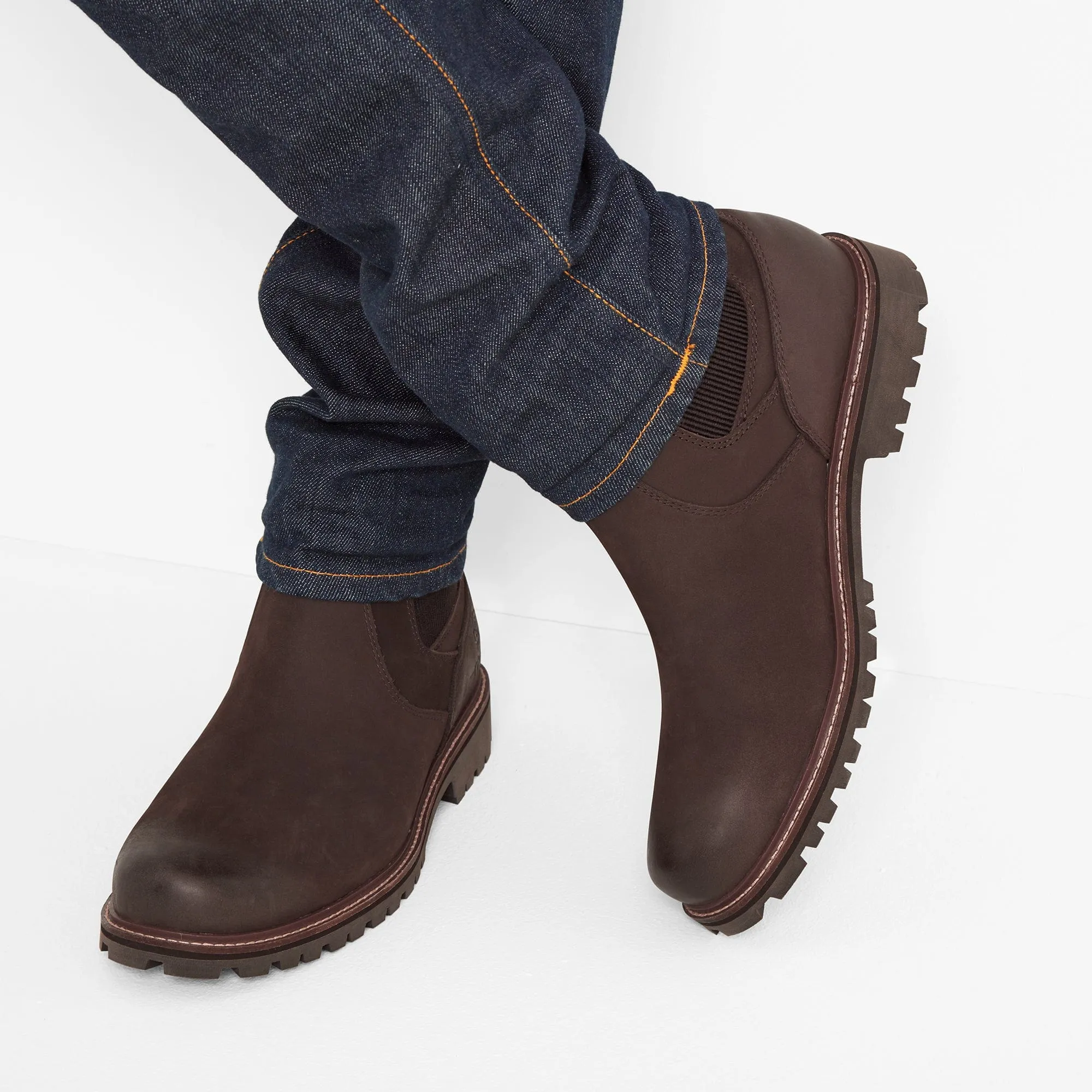 Highway Mens Chelsea Boot - Chocolate Brown