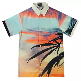 In The Clouds Button Up Shirt (Sunset) /D8