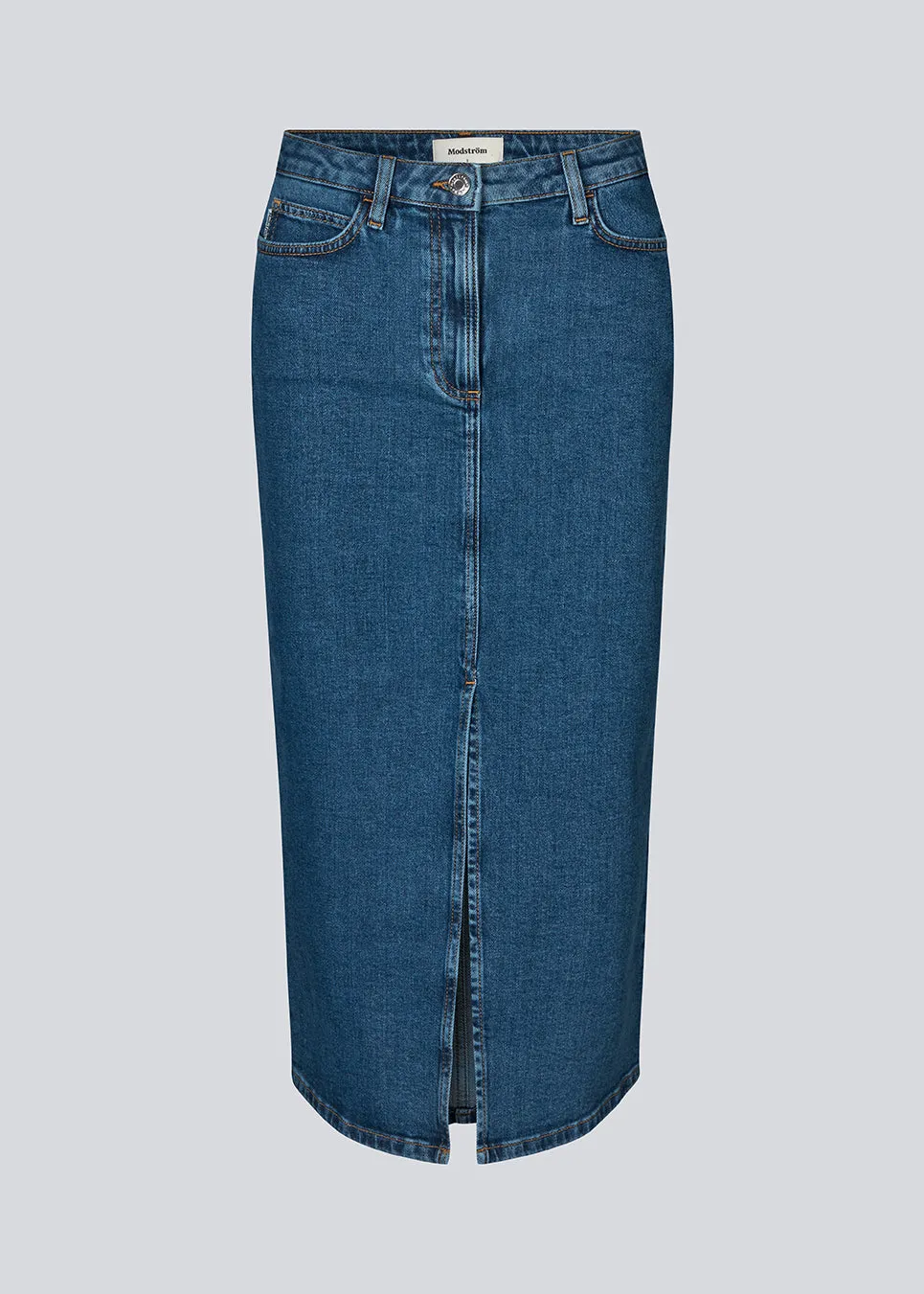 IvannaMD long skirt - Distressed Blue