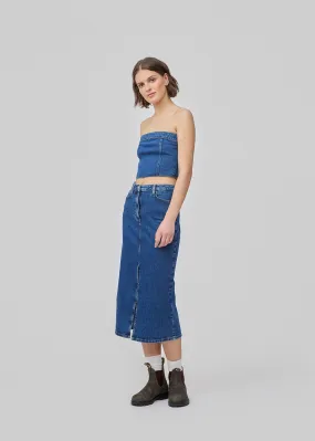 IvannaMD long skirt - Distressed Blue