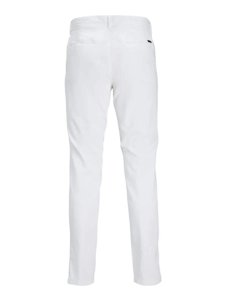 Jack & Jones Marco Bowie Slim Chinos White