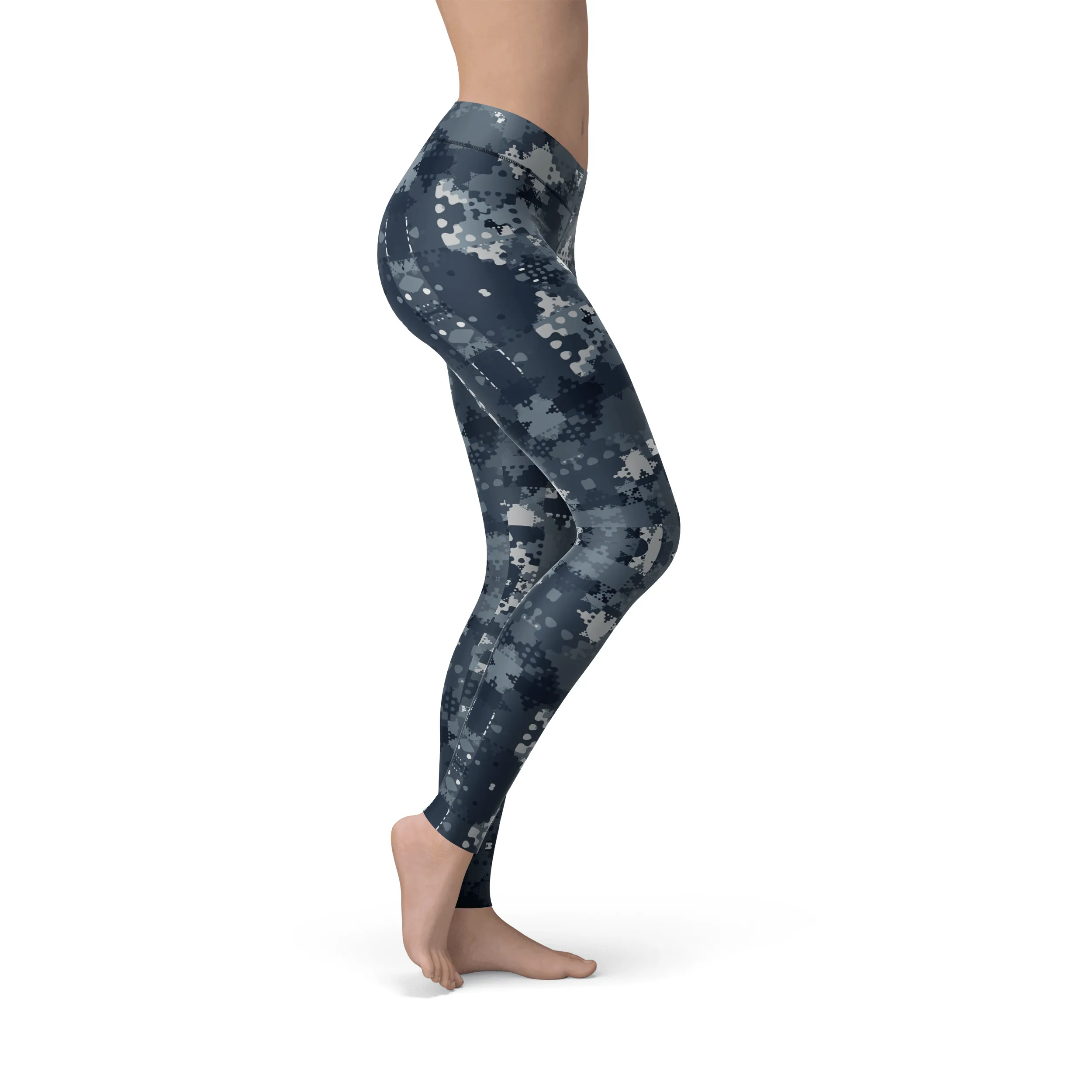 Jean Digital Blue Camo Leggings