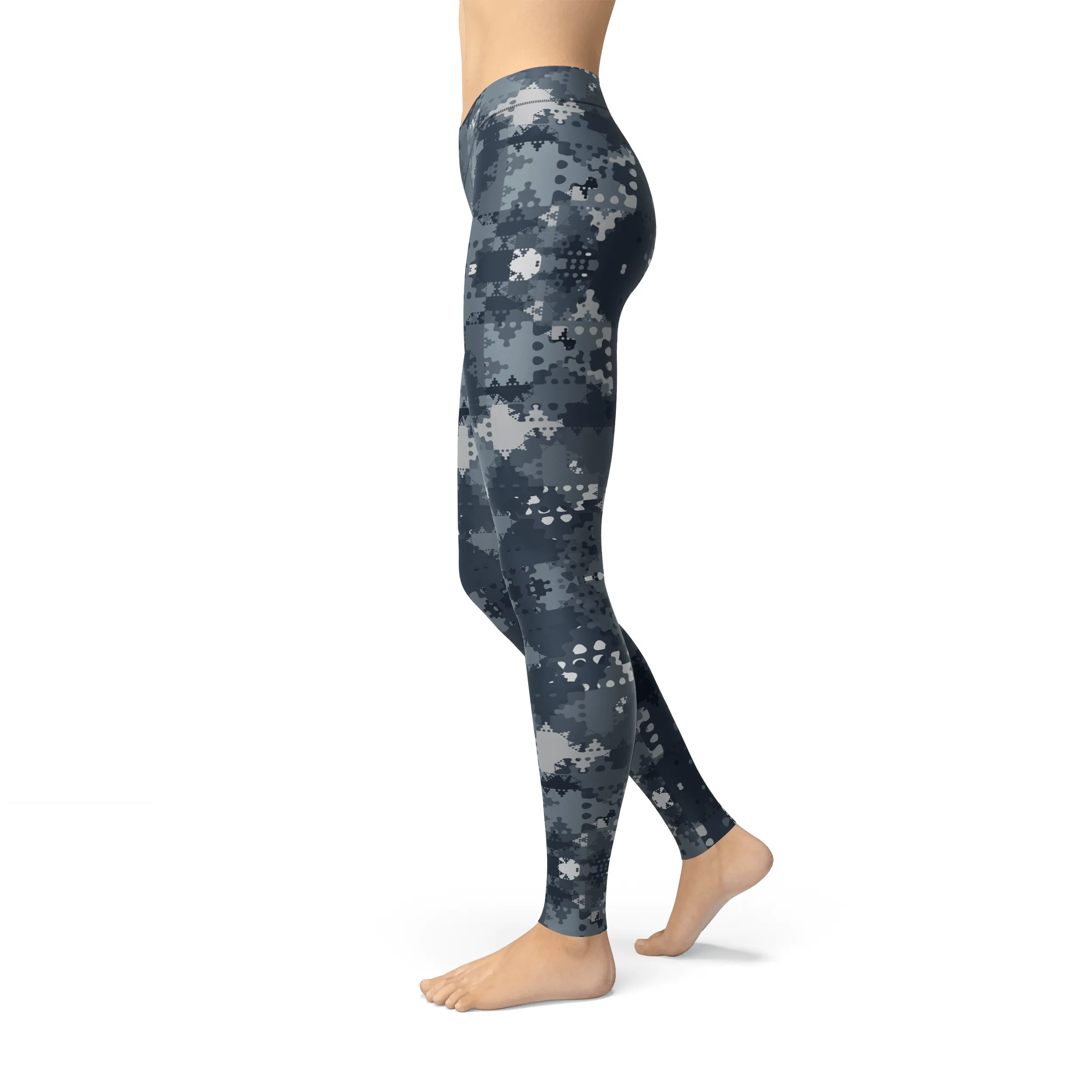 Jean Digital Blue Camo Leggings