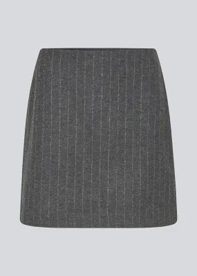 KristolMD skirt - Dark Grey Pinstripe