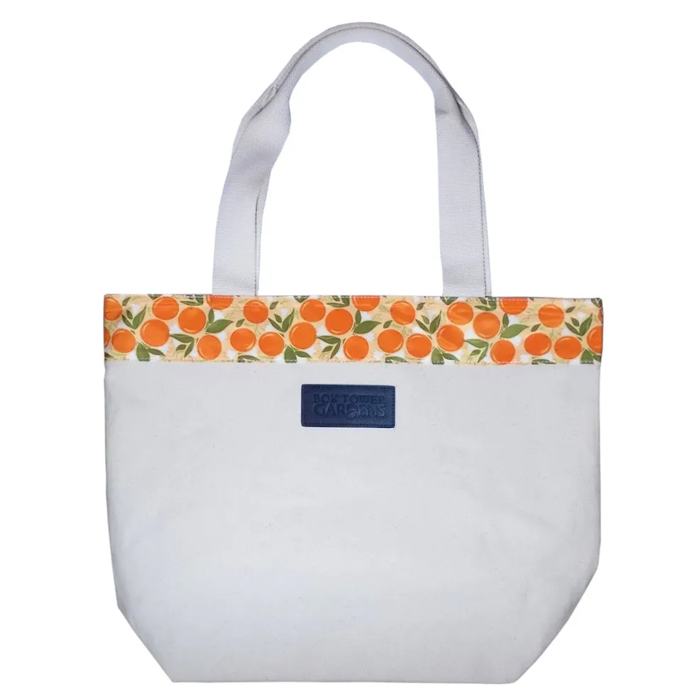 Large Canvas Tote - Signature Bloom