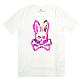 Leeson Graphic Tee (White/Pink) /D14