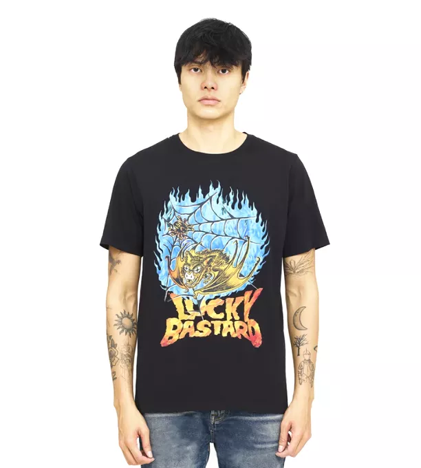 Lucky Spider Tee (Black) /D12