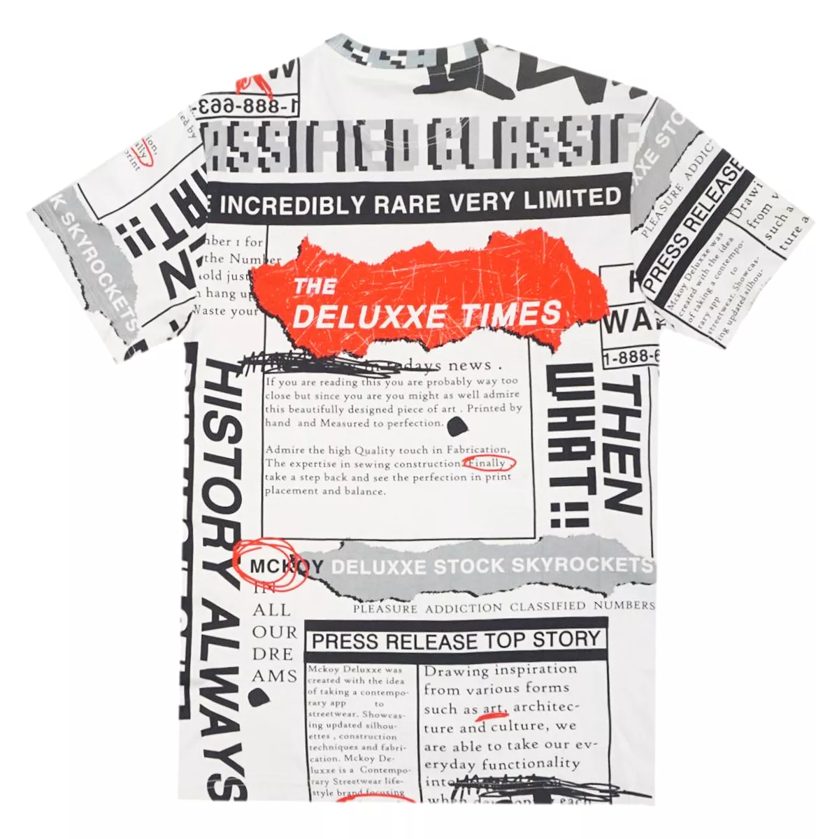 Luxxe Times Tee (White) /D18