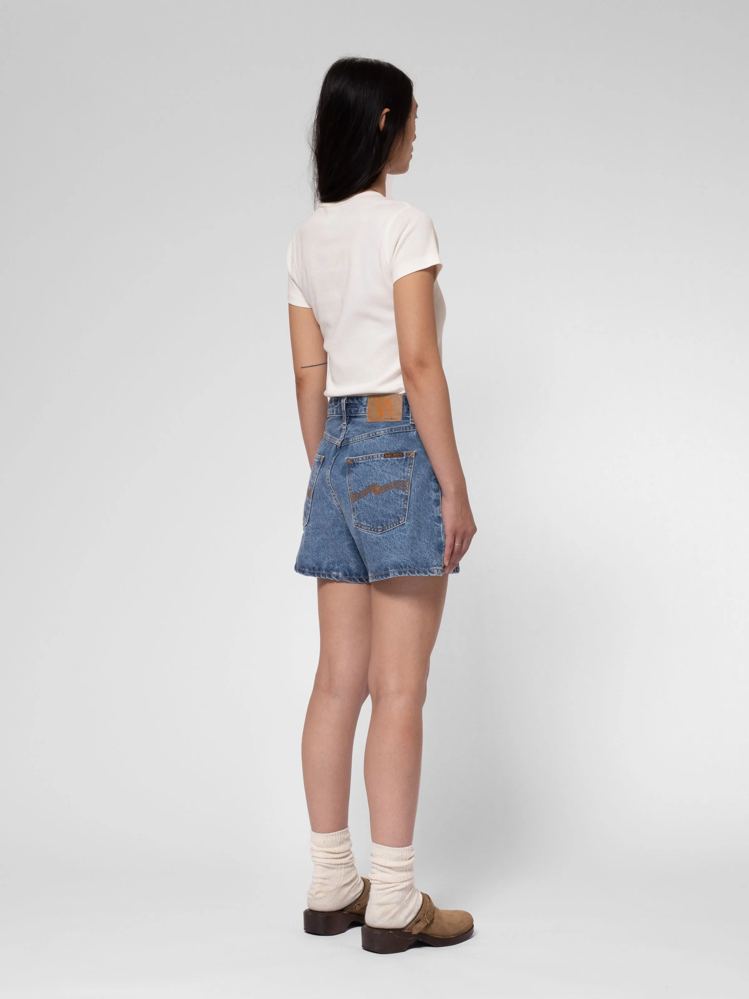 Maeve Denim Shorts Casual Wash Blue