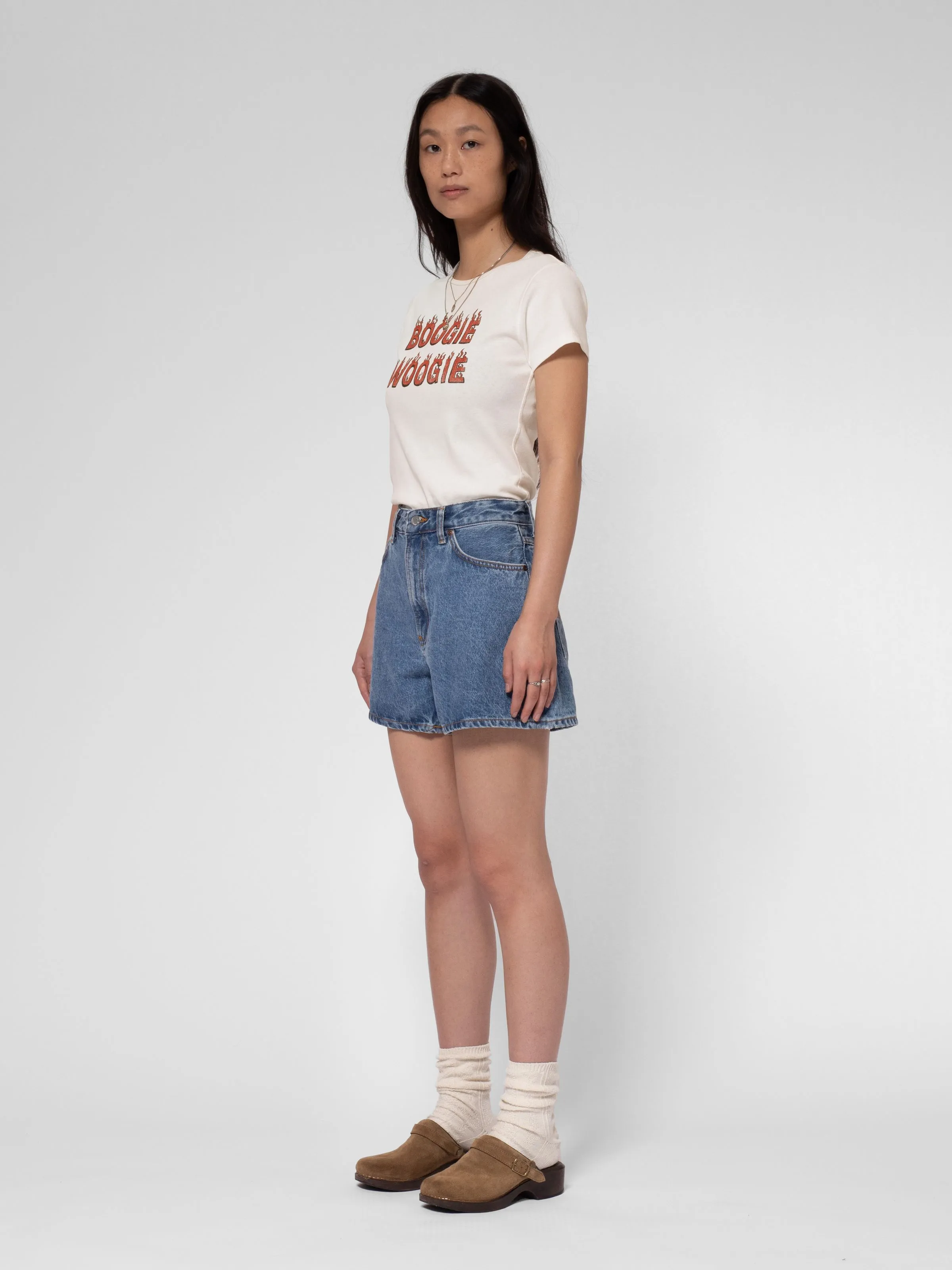 Maeve Denim Shorts Casual Wash Blue