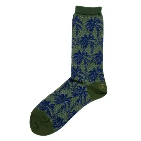 Marcomonde - Palmtrees Malaysia Socks - Khaki