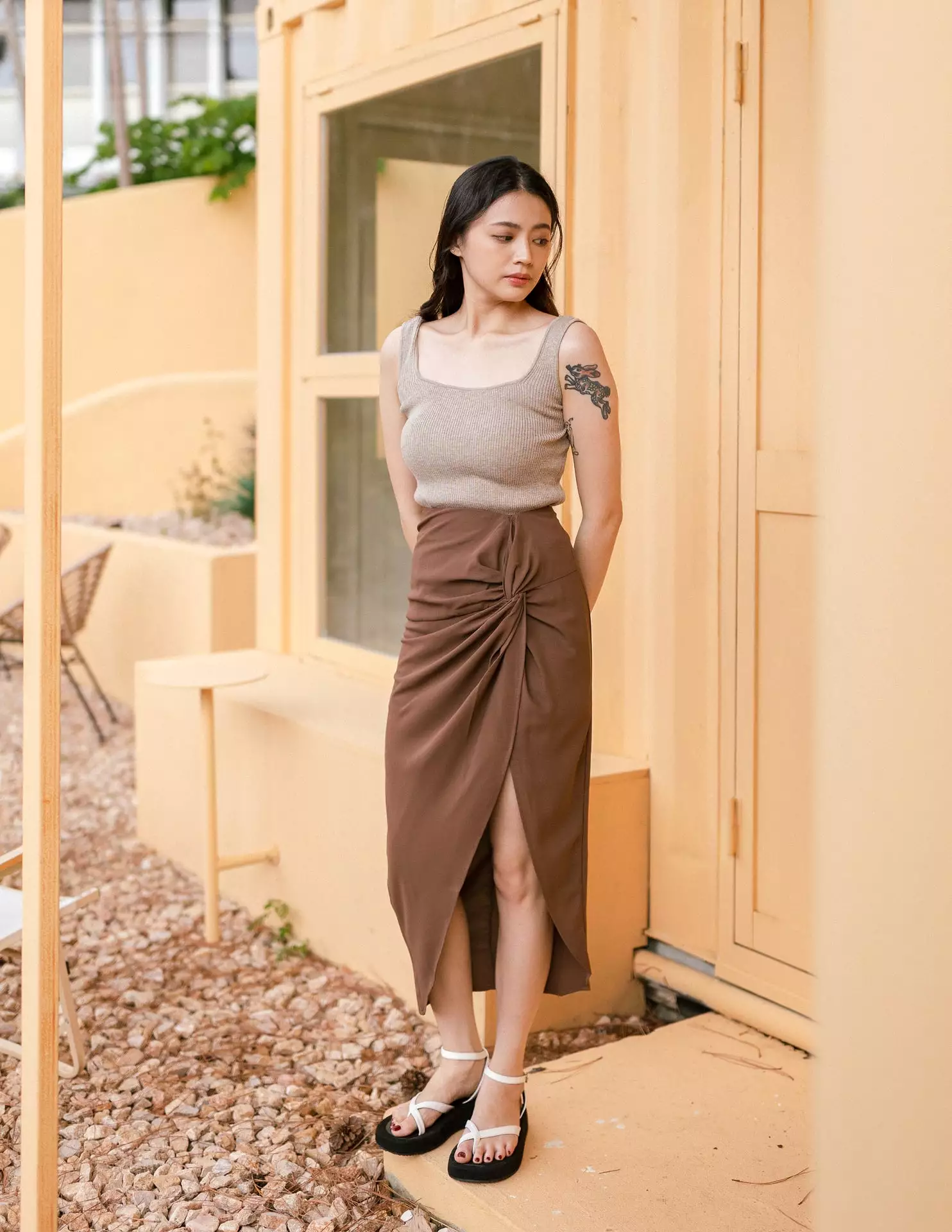 Maribel Skirt in Brown